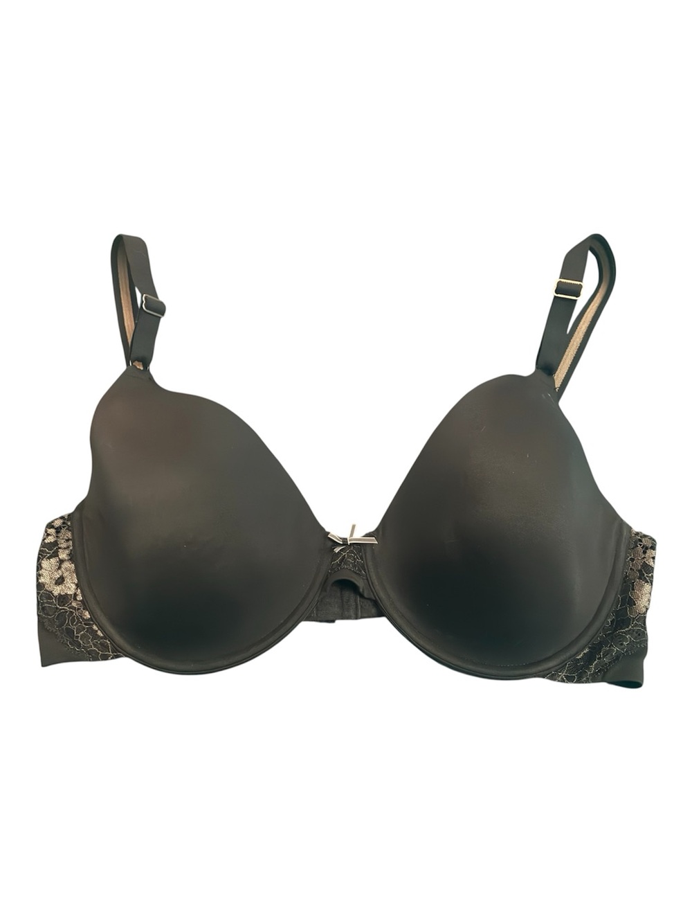 NWOT Maidenform Bra Lot 2 Pack 40C Beige Strapless Push-Up & Black Lace Demi Bra - Picture 8 of 11